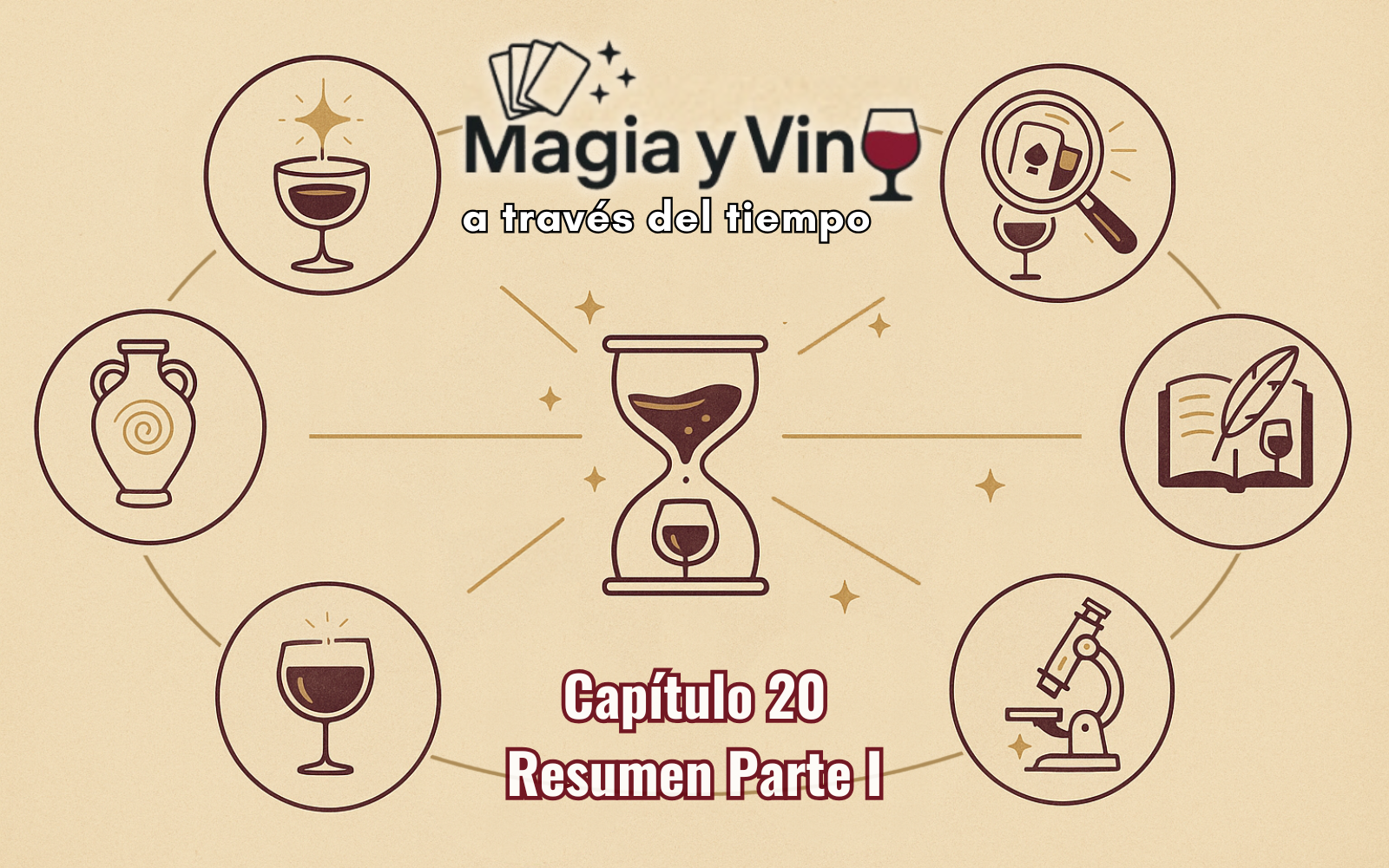 Magia y Vino a través del tiempo - Capitulo 20 - Resumen Parte I