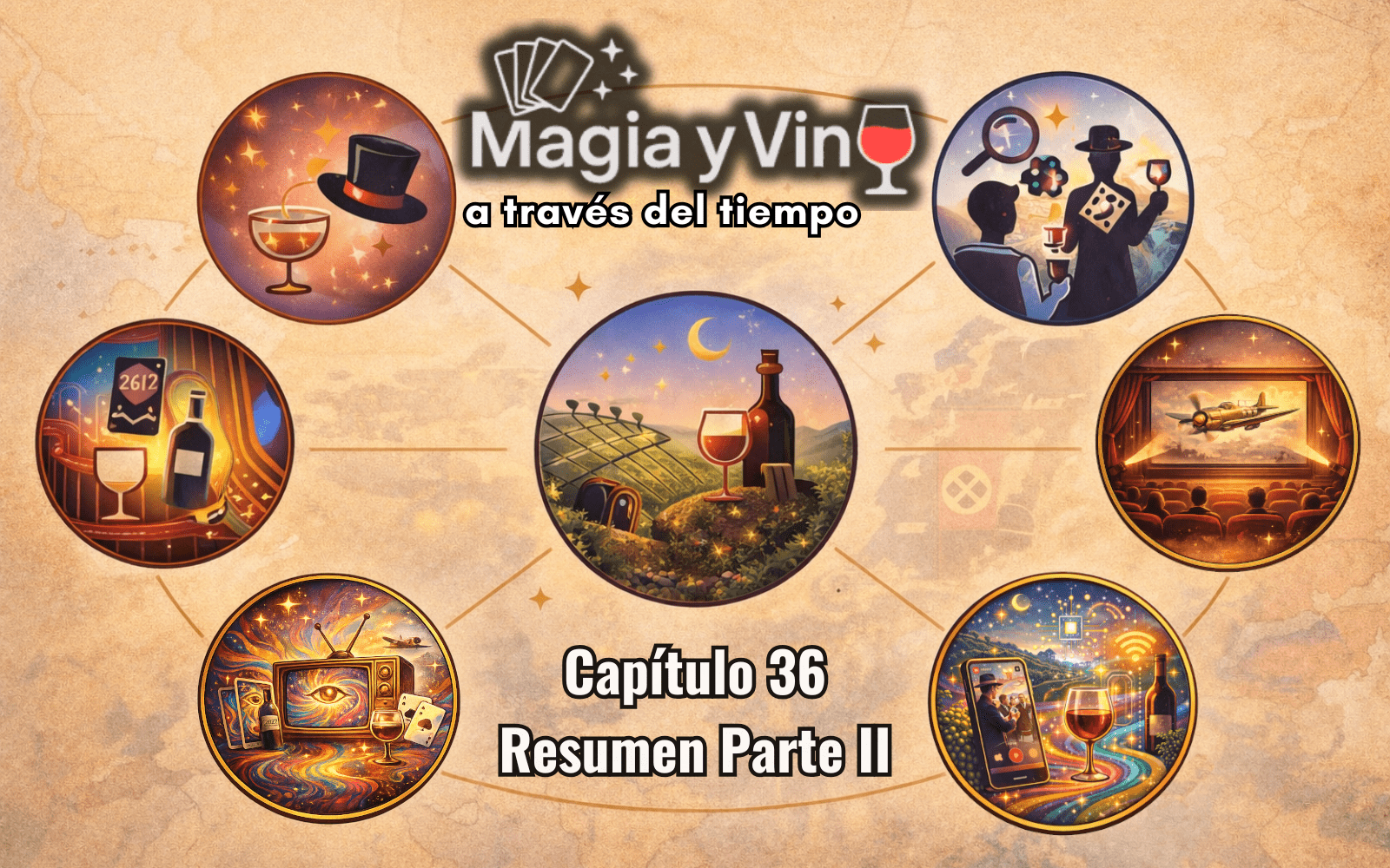 Magia y Vino a través del tiempo - Capitulo 36 - Resumen Parte II