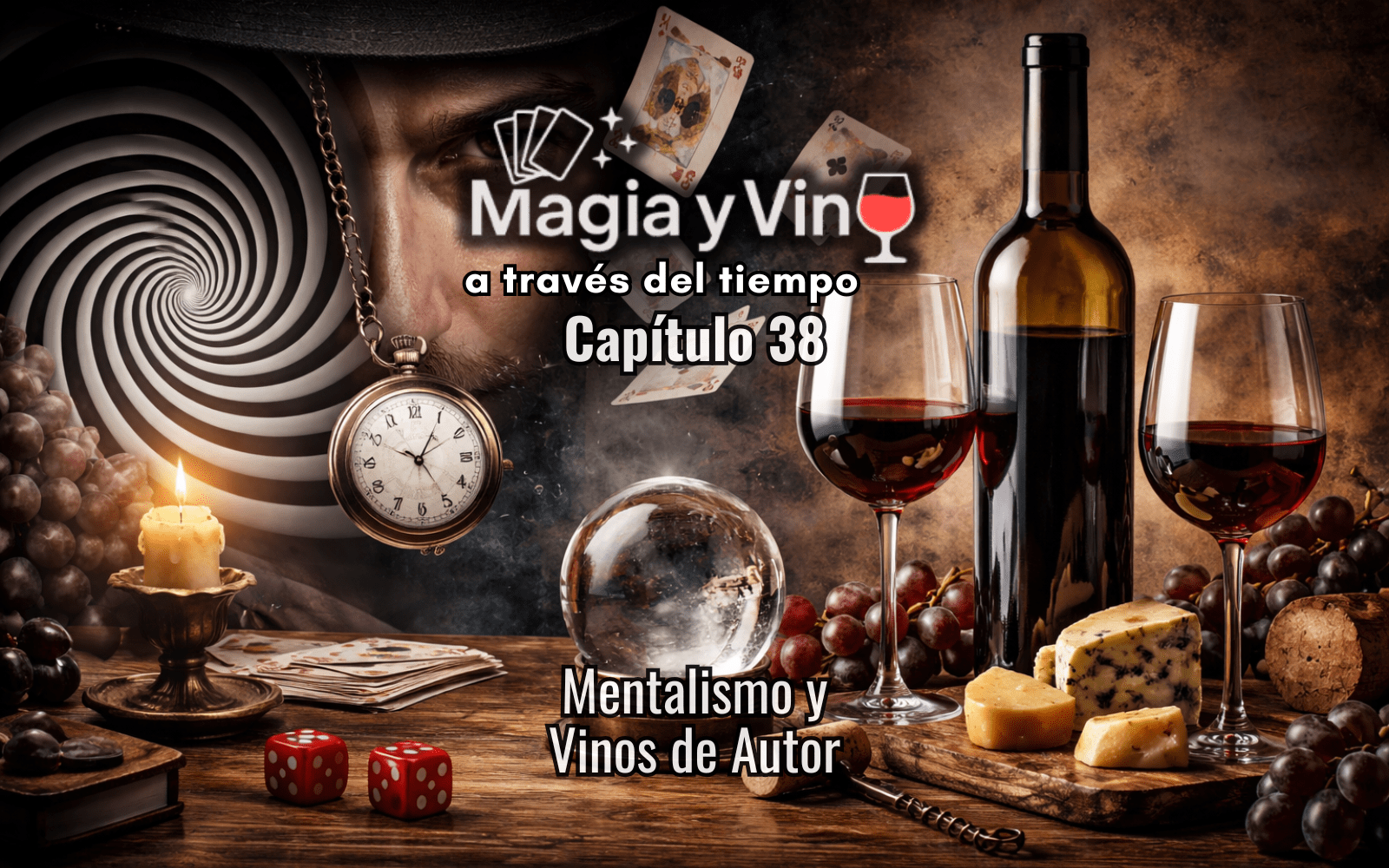 Magia y Vino a través del tiempo - Capitulo 38 - Mentalismo y Vinos de Autor