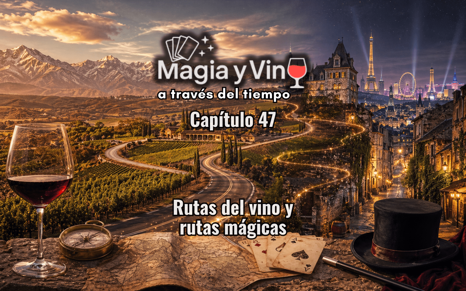 Magia y Vino a través del tiempo - Capitulo 47 - Rutas del vino y rutas magicas